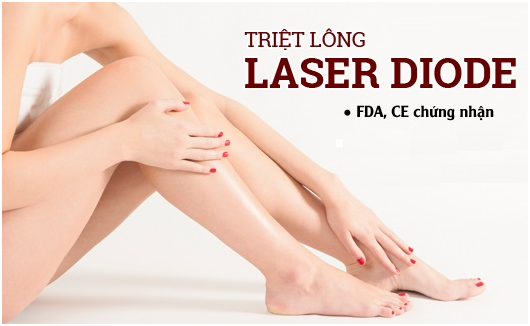 Triệt lông công nghệ Diode Laser
